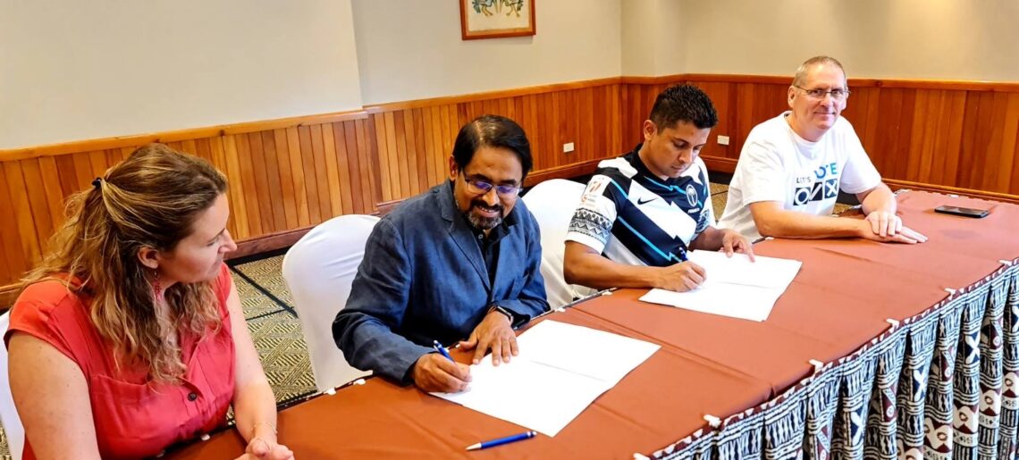 Electoral Commission [EC] and Fijian Elections Office [FEO] Sign MOU with the International Foundation for Electoral Systems [IFES]